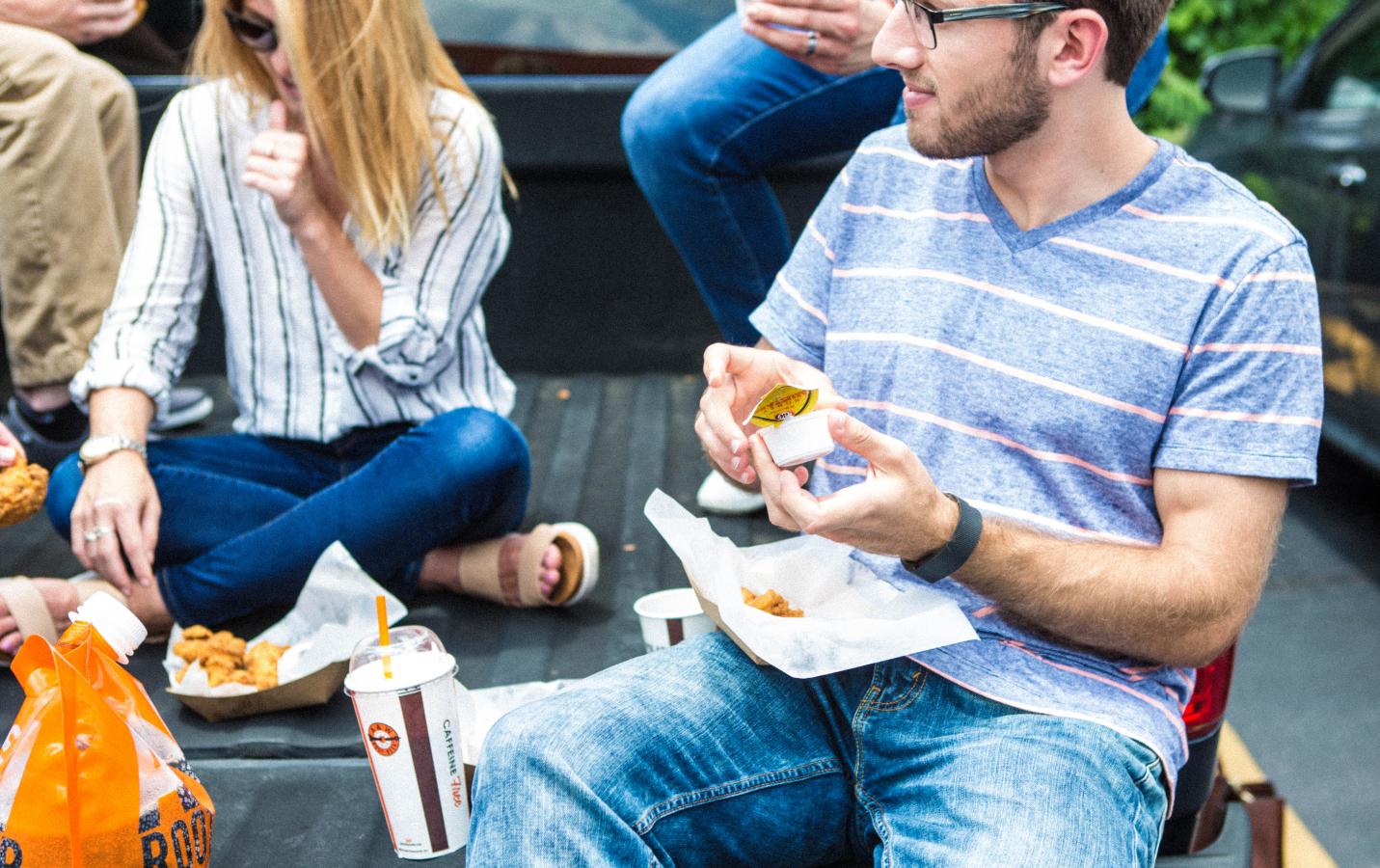 Chicken Tenders tailgate party 