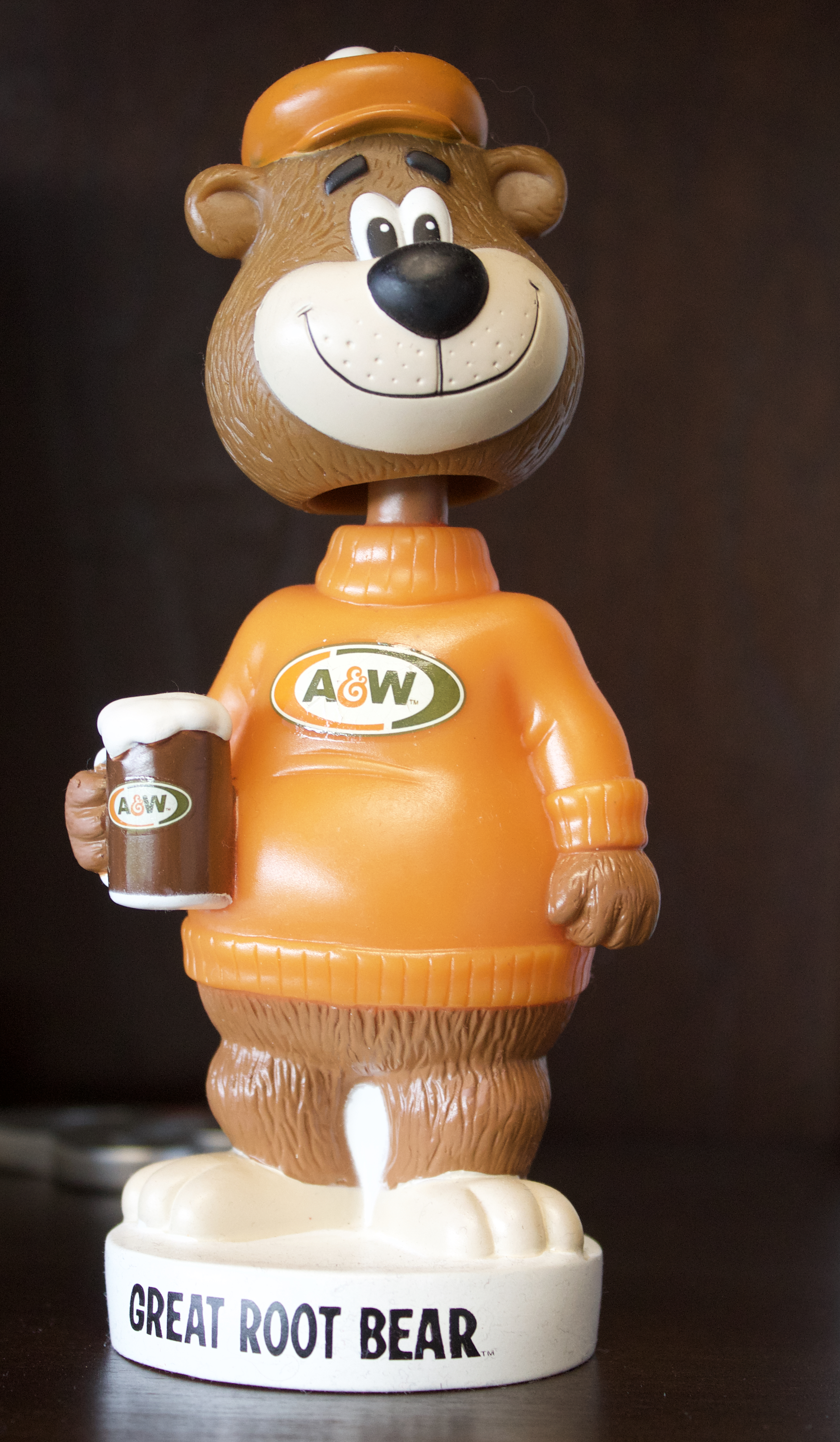 Rooty the Great Root Bear Wacky Wobbler Bobblehead